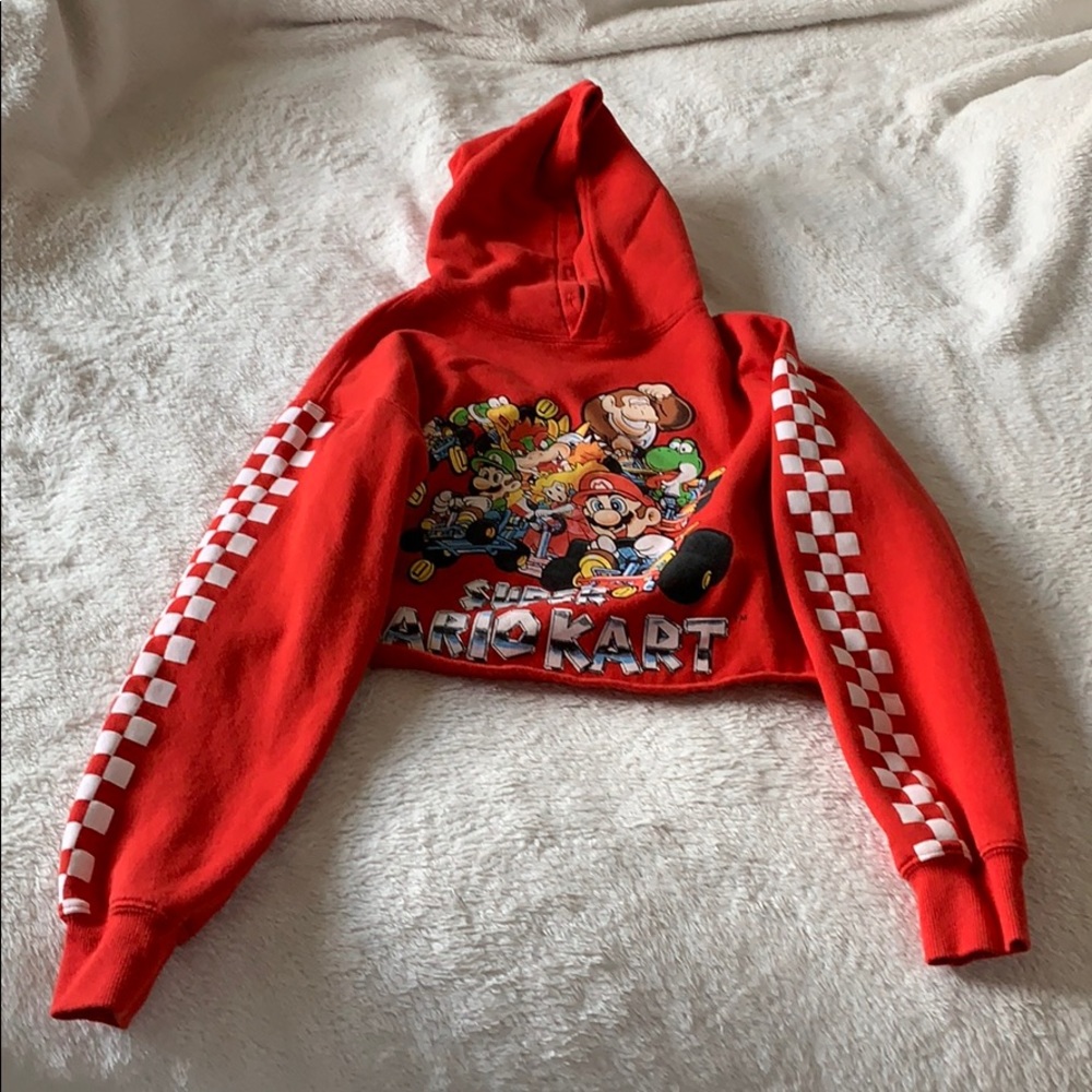 Cropped hoodie
